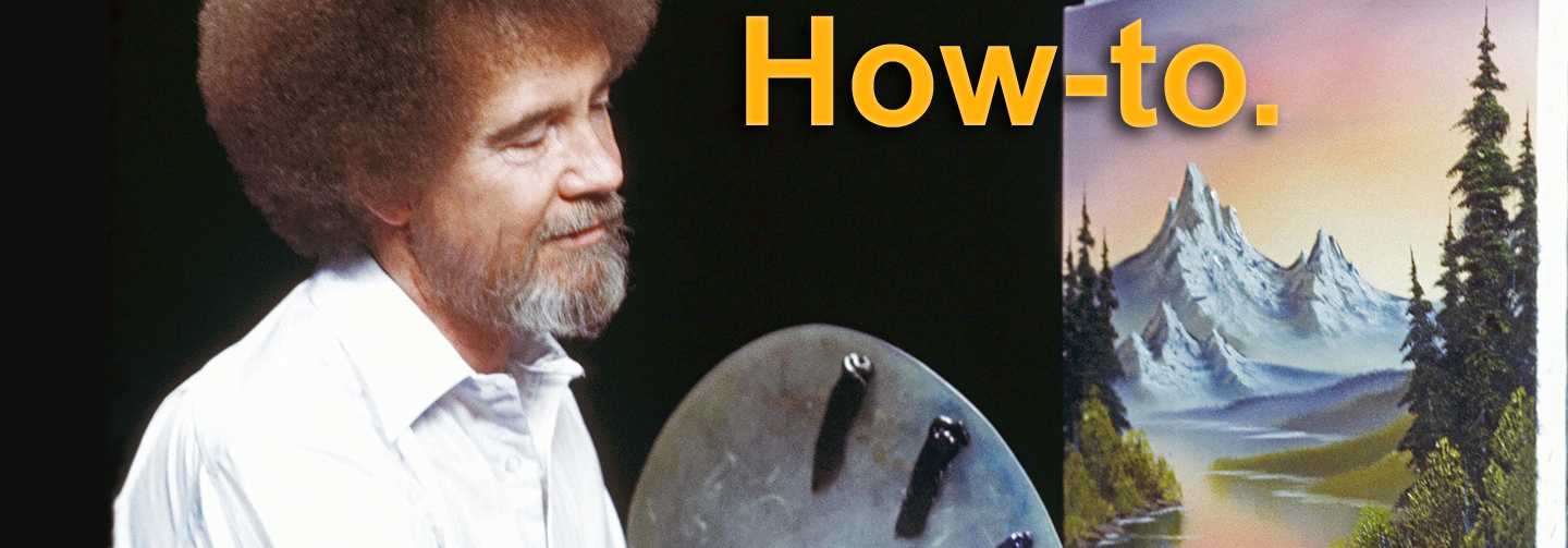 Watch Bob Ross at work in The Best of the Joy of Painting: Special Edition